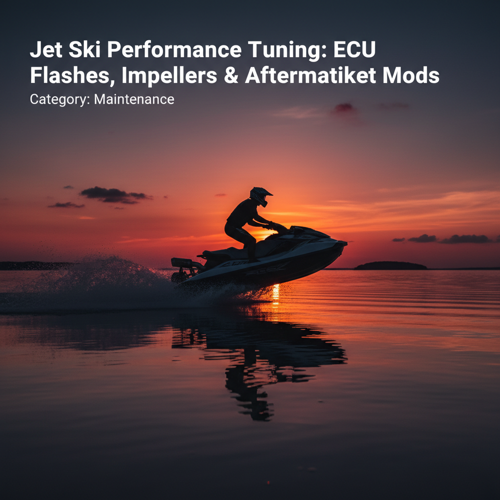 Jet Ski Performance Tuning: ECU Flashes, Impellers & Aftermarket Mods