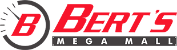 Bert's Mega Mall logo